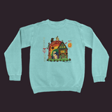 Peace Love Dog Sweatshirt Chalky Mint / Small (S)