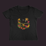 Share Your Song Women’s V-Neck Black / Small (S)