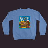 Vote Sweatshirt Flo Blue / Small (S)