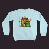 Peace Love Dog Sweatshirt Chambray / Small (S)