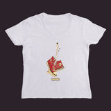 We Are Not Going Back Women’s V-Neck White / Small (S)