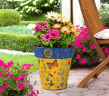 Monarch On Gold 15 Garden Planter
