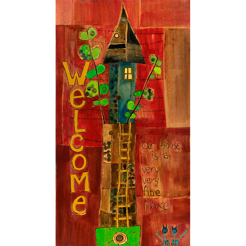 A Very Fine House Metal Print - 12 By 17