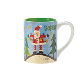 Believe In Santa Ceramic Mug