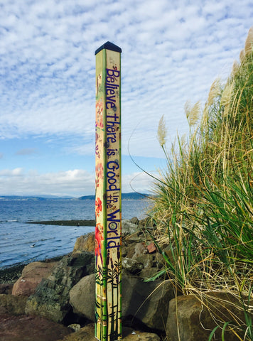Believe There Is Good In The World Art Pole (discount) - 6 Foot