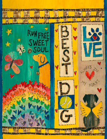 Run Free Sweet Soul Original on Wood 10' by 13'