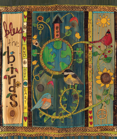 Bless The Birds Metal Print