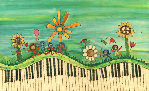 Make Time For Dancing Original On Wood 9 By 16