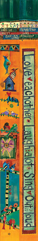 Love Each Other Original On Wood 14’’ by 75’’