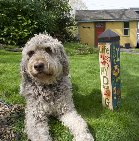 Lessons From My Dog Art Pole - 20