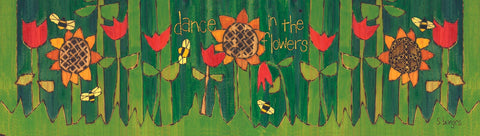 Dance In The Flowers Metal Print New 5 By 18