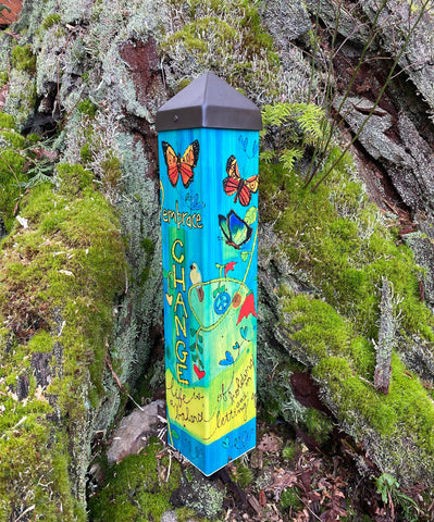 New - Life Is A Balance Of Holding On And Letting Go Art Pole 20