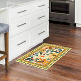 Hummingbirds Floor Flair 2' by 3'