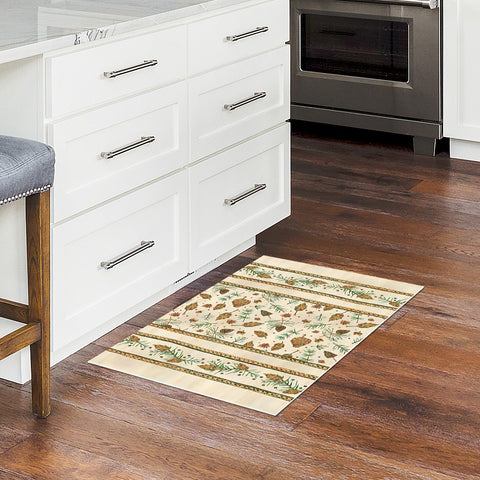 Pinecones Floor Flair 2' by 3' - NEW
