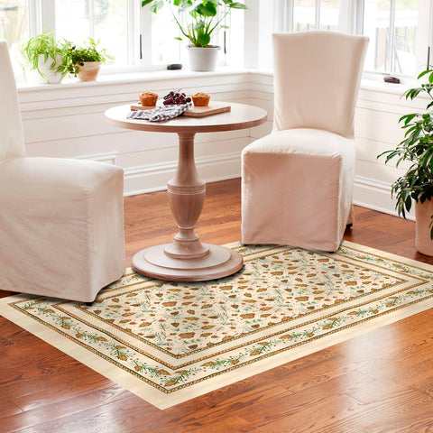 Pinecones Floor Flair 4' by 6' - NEW
