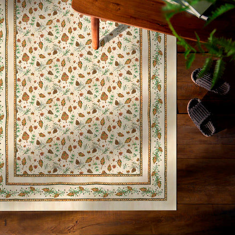 Pinecones Floor Flair 5' by 7' - NEW