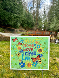 Dream Hope Love Inspire Live Mini Yard Sign