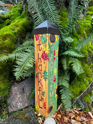 Thankful and Blessed 20" Art Pole