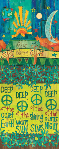 A Gaelic Blessing Original On Wood 15’’ by 40’’