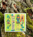 Feed The Birds Mini Yard Sign