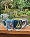 Free Shipping With Christmas Collection Of 4 Mugs