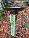 I Must Have Flowers- Joy In The Garden Birdbath - New
