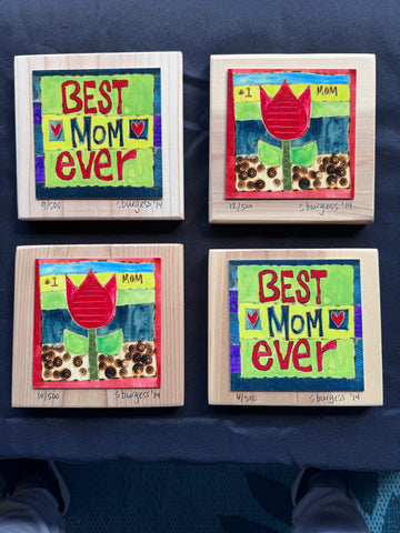 Best Mom or Number 1 Mom? 6" by 6" Tiny Metal Print