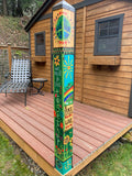 Peace...were All In This Together Art Pole - 60