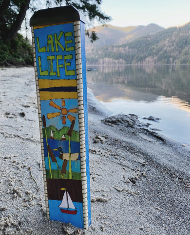 Lake Life Mini Art Pole - 13 Inch
