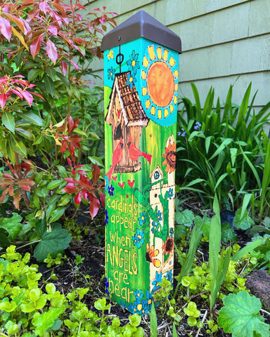 New - When Cardinals Appear Art Pole 20