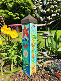 New - Peace Love Beach Art Pole 20