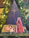 Nativity Triangle Metal Table Decor