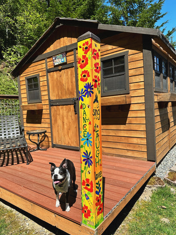 Dance Sing Laugh Love Art Pole - 60