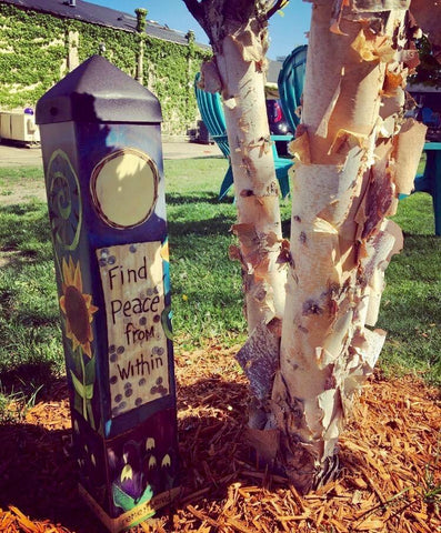 Find Peace Bereavement Art Pole 20