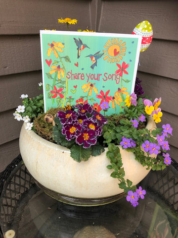 Share Your Song Mini Yard Sign