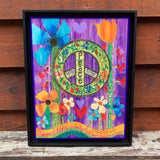 Crossing The Rainbow Bridge-Dog Metal Print