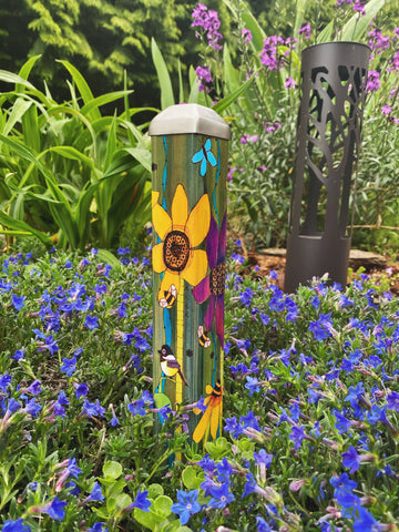 Birds And Bees Mini Art Pole - 10 Inch