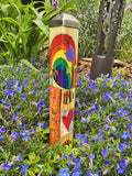 Live Simply..... Grace And Gratitude Mini Art Pole - 10 Inch