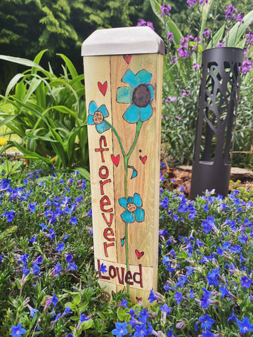 A Life So Beautifully Lived (Bereavement) Mini Art Pole - 13 Inch