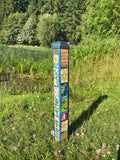 New - Meet You At The Dock Mini Art Pole 16 Inch