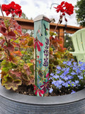 New - Faith Hope Love Mini Art Pole 10 Inch