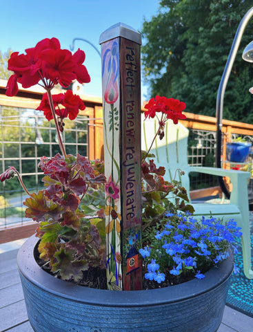 New - Peace Garden Mini Pole 16 Inch