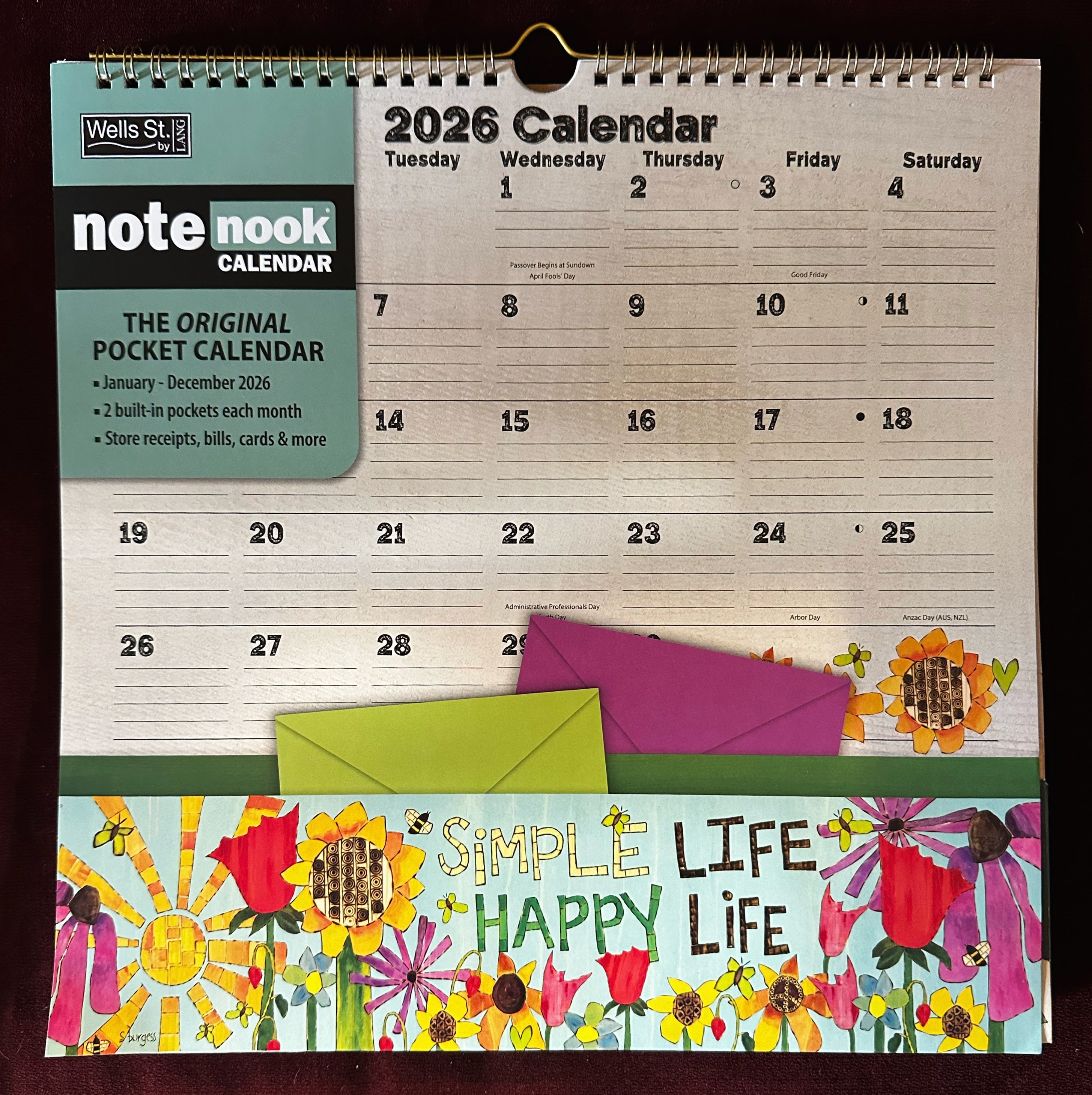 WSBL Simple Inspirations Note Nook (25997007203) 2025 WSBL Simple Inspirations Note Nook (25997007203) 2025