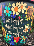 Be Happy Garden Planter 15 - New