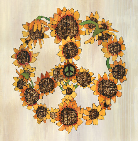 Just Peace Fine Metal Print 12 By