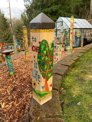 New - To Love Is Life Art Pole 20