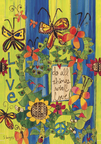 Do All Things With Love Metal Print