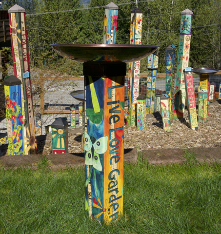 Love Garden Birdbath - Backordered Until June 16