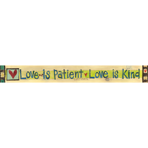 Love Is Patient Kind - Over The Door