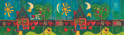Love Is Where You Are Metal Print New 5 By 18